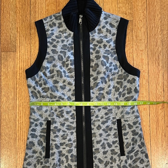 Johnston & Murphy Sleeveless Leopard-Print Zip Front Dress XS - Picture 12 of 16